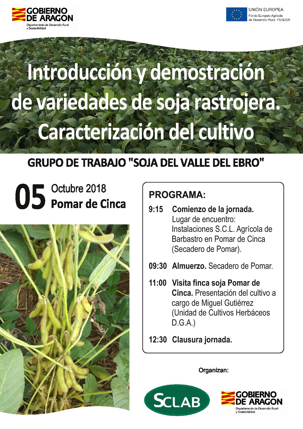 Jornada sobre el cultivo de la SOJA