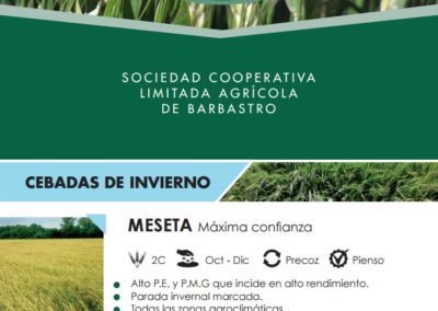 CATALOGO SEMILLA CEREAL 2019/2020